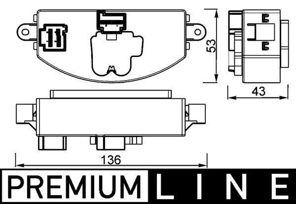 Regulators, Salona ventilators MAHLE ABR 106 000P 1