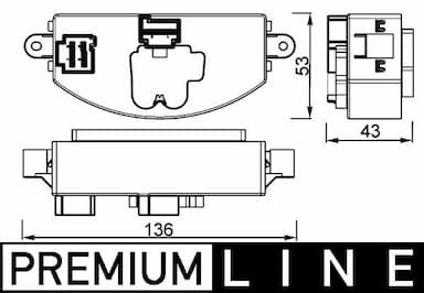 Regulators, Salona ventilators MAHLE ABR 106 000P 1