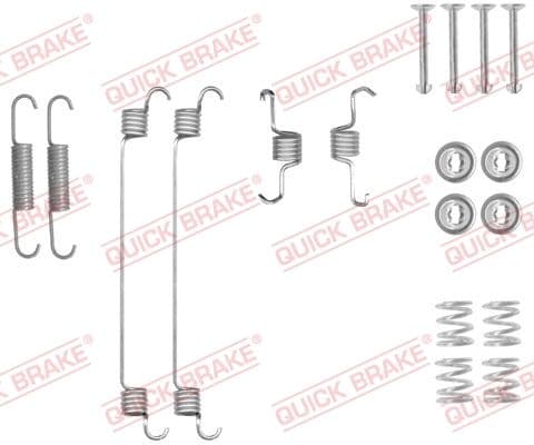 Piederumu komplekts, Bremžu loki QUICK BRAKE 105-0018 1