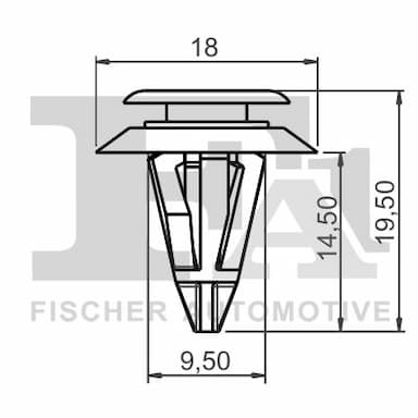 Moldings/aizsarguzlika FA1 11-40012.10 2