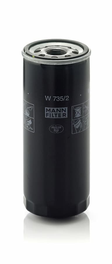 Eļļas filtrs MANN-FILTER W 735/2 1