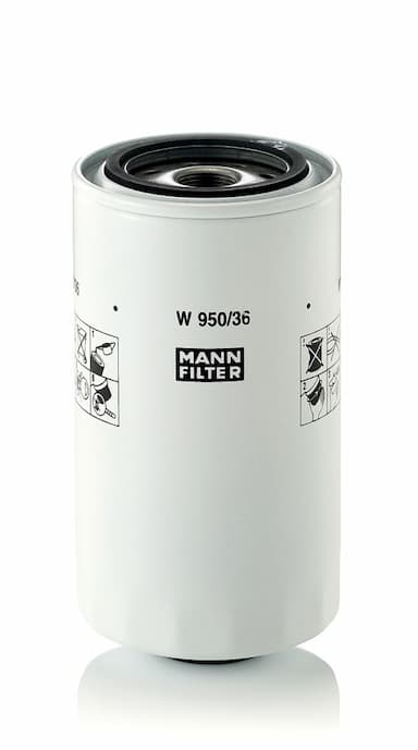 Eļļas filtrs MANN-FILTER W 950/36 1