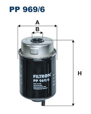 Degvielas filtrs FILTRON PP 969/6 1