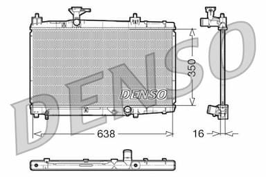 Radiators, Motora dzesēšanas sistēma DENSO DRM50007 1