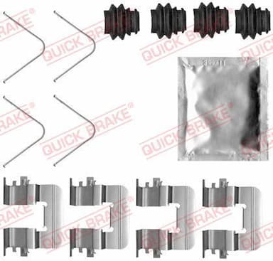 Piederumu komplekts, Disku bremžu uzlikas QUICK BRAKE 109-0033 1