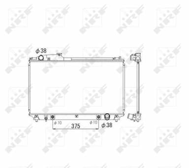 Radiators, Motora dzesēšanas sistēma NRF 53584 1