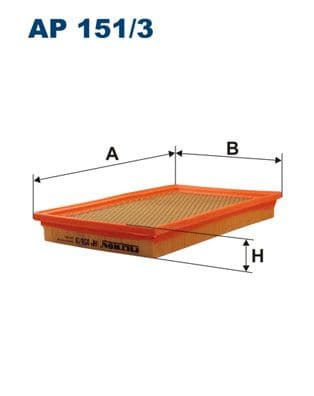 Gaisa filtrs FILTRON AP 151/3 1