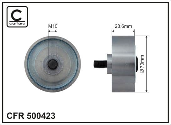 Parazīt-/Vadrullītis, Ķīļrievu siksna CAFFARO 500423 1