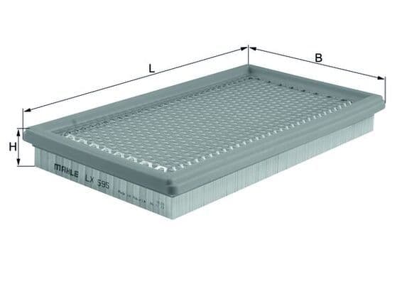 Gaisa filtrs KNECHT LX 595 1