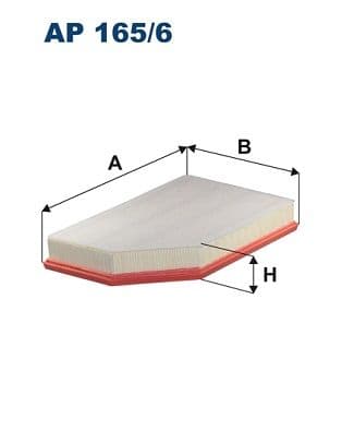 Gaisa filtrs FILTRON AP 165/6 1