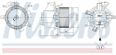 Salona ventilators NISSENS 87466 6