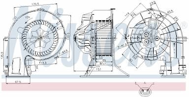 Salona ventilators NISSENS 87025 10