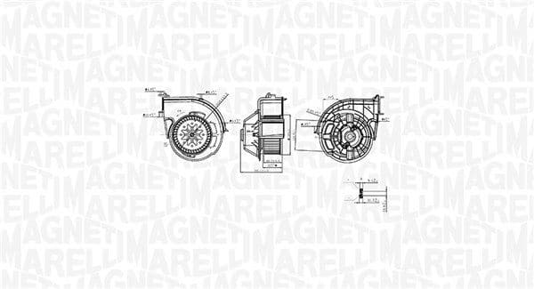 Salona ventilators MAGNETI MARELLI 069412761010 1