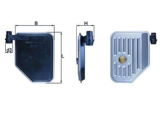 Hidrofiltrs, Automātiskā pārnesumkārba KNECHT HX 156 1