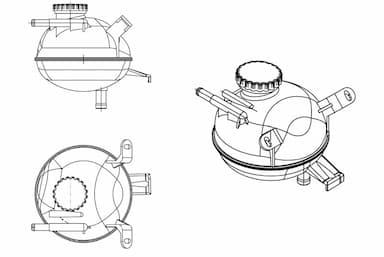 Kompensācijas tvertne, Dzesēšanas šķidrums NRF 454084 5