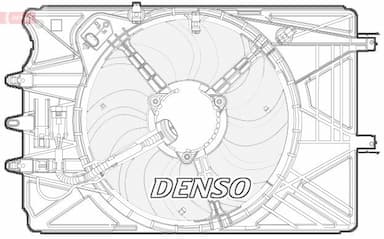 Ventilators, Motora dzesēšanas sistēma DENSO DER09070 1