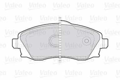 Bremžu uzliku kompl., Disku bremzes VALEO 301456 2