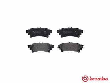 Bremžu uzliku kompl., Disku bremzes BREMBO P 83 152 2