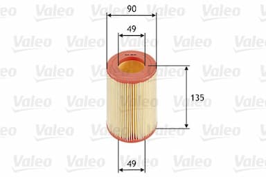 Gaisa filtrs VALEO 585660 1