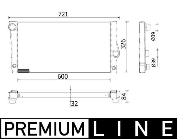 Radiators, Motora dzesēšanas sistēma MAHLE CR 956 000P 1