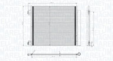 Kondensators, Gaisa kond. sistēma MAGNETI MARELLI 350203832000 1