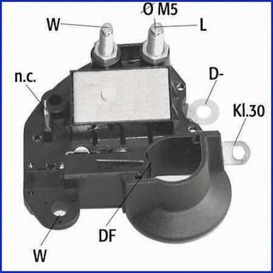 Ģeneratora sprieguma regulators HITACHI 130796 1