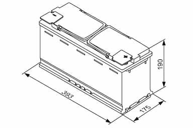 Startera akumulatoru baterija BOSCH 0 092 S5A 150 6