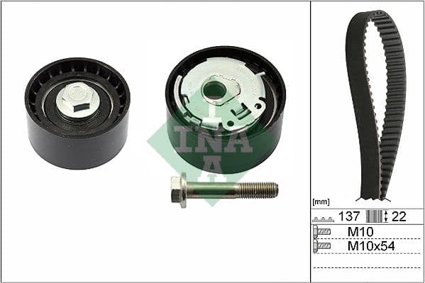 Zobsiksnas komplekts Schaeffler INA 530 0536 10 1