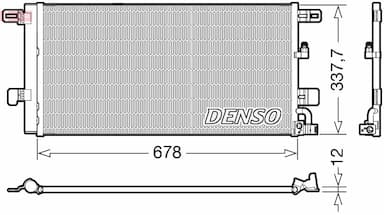 Kondensators, Gaisa kond. sistēma DENSO DCN02001 1