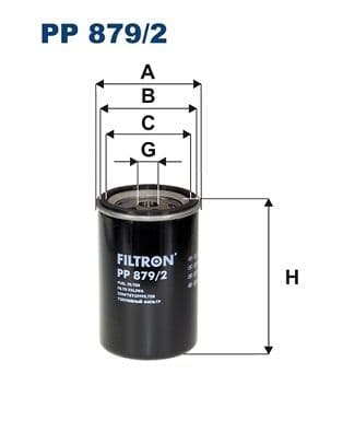 Degvielas filtrs FILTRON PP 879/2 1