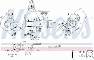 Kompresors, Turbopūte NISSENS 93491 7