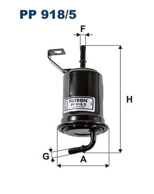 Degvielas filtrs FILTRON PP 918/5 1