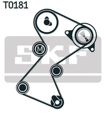 Zobsiksnas komplekts SKF VKMA 06137 2