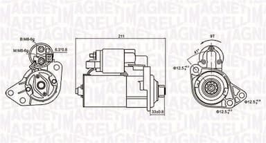 Starteris MAGNETI MARELLI 063721062010 1