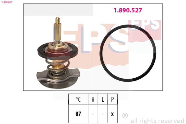 Termostats, Dzesēšanas šķidrums EPS 1.880.807 1