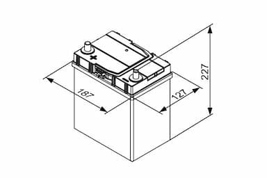 Startera akumulatoru baterija BOSCH 0 092 S40 190 5