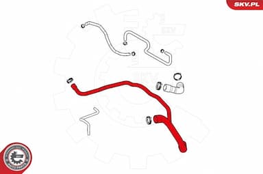 Radiatora cauruļvads ESEN SKV 24SKV359 1