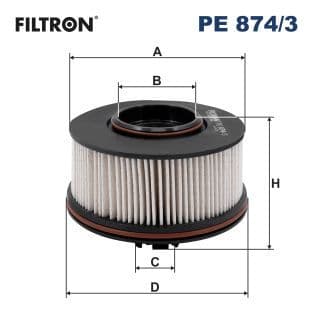 Degvielas filtrs FILTRON PE 874/3 1