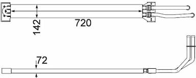 Eļļas radiators, Stūres vadība MAHLE CLC 109 000P 2