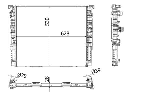 Radiators, Motora dzesēšanas sistēma MAHLE CR 2196 000P 1