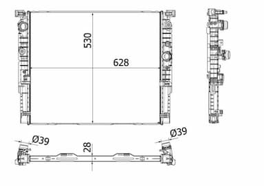 Radiators, Motora dzesēšanas sistēma MAHLE CR 2196 000P 1