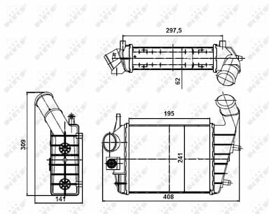 Starpdzesētājs NRF 30123A 5