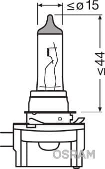 Kvēlspuldze ams-OSRAM 64242 3