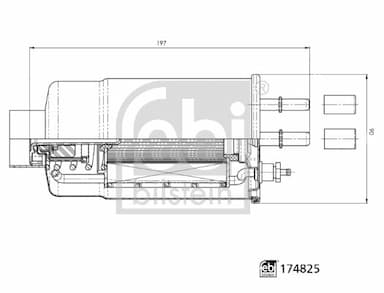 Degvielas filtrs FEBI BILSTEIN 174825 3