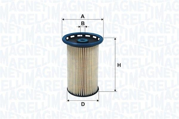 Degvielas filtrs MAGNETI MARELLI 153071762480 1