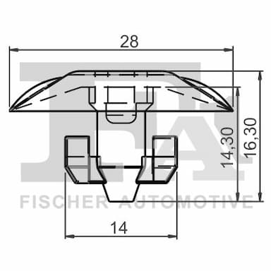 Moldings/aizsarguzlika FA1 12-40027.25 2