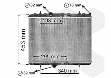 Radiators, Motora dzesēšanas sistēma VAN WEZEL 40002255 1