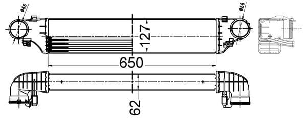 Starpdzesētājs MAHLE CI 505 000S 1