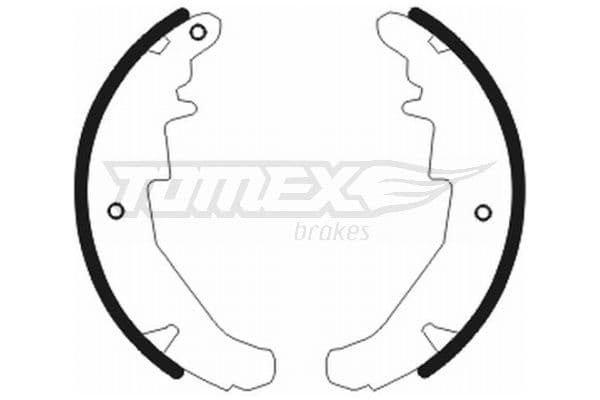 Bremžu loku komplekts TOMEX Brakes TX 20-76 1