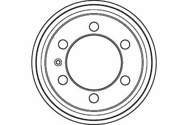 Bremžu trumulis TRW DB4071 2